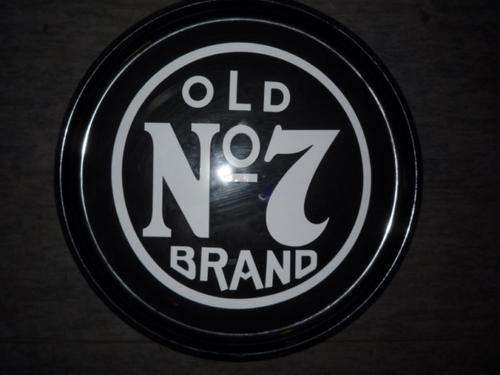 JACK DANIELS OLD NO 7 PLASTIC TRAY  ( 400mm DIAMETER )